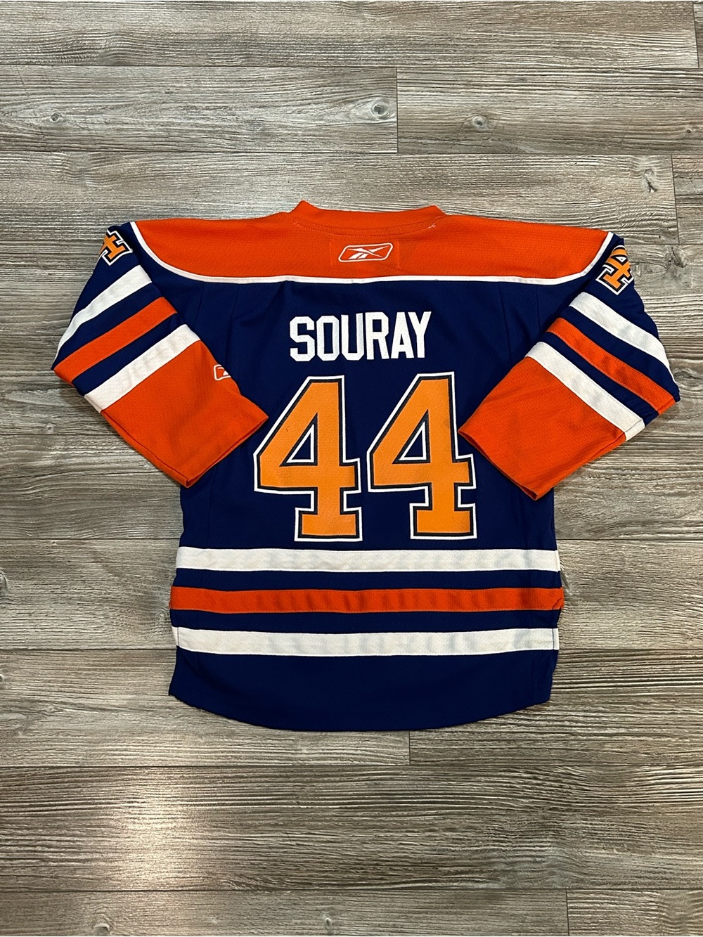 Sheldon Souray Edmonton Oilers Reebok NHL Hockey Jersey Size Youth Medium